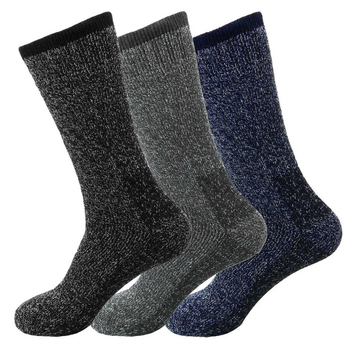 3-Pack Men's Winter Thermal Heated Sox