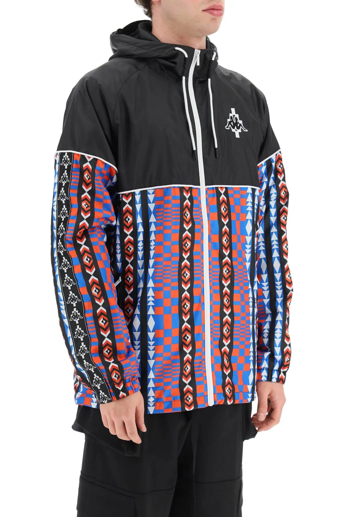 aop folk kappa windbreaker jacket