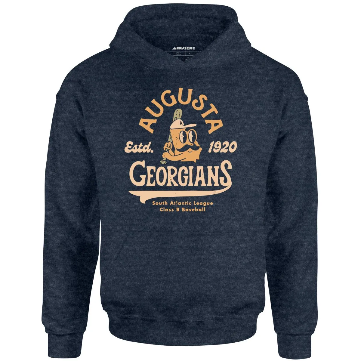 Augusta Georgians - Georgia - Vintage Defunct Baseball Teams - Unisex Hoodie