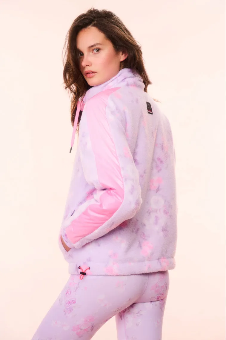 BOGNER FIRE ICE x LoveShackFancy Ninetta Fleece Jacket - HIBISCUS