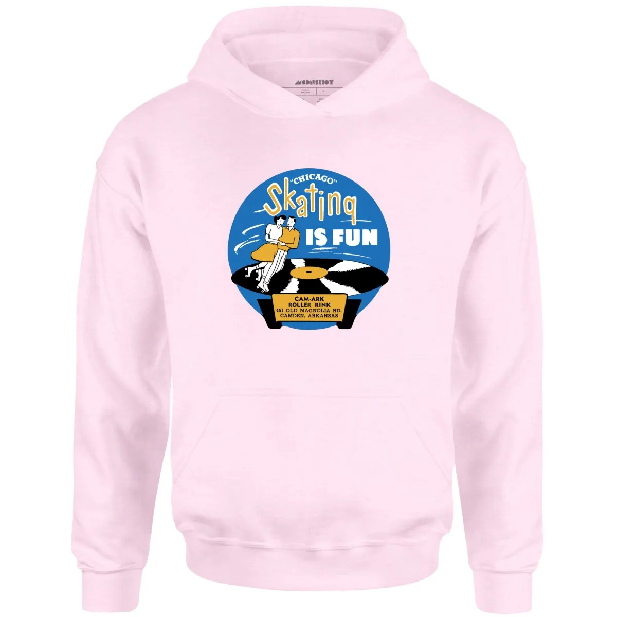 Cam-Ark Roller Rink - Camden, AR - Vintage Roller Rink - Unisex Hoodie