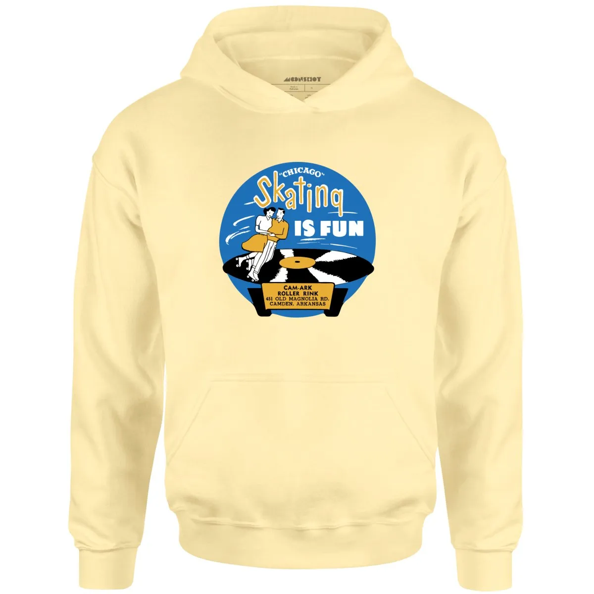 Cam-Ark Roller Rink - Camden, AR - Vintage Roller Rink - Unisex Hoodie