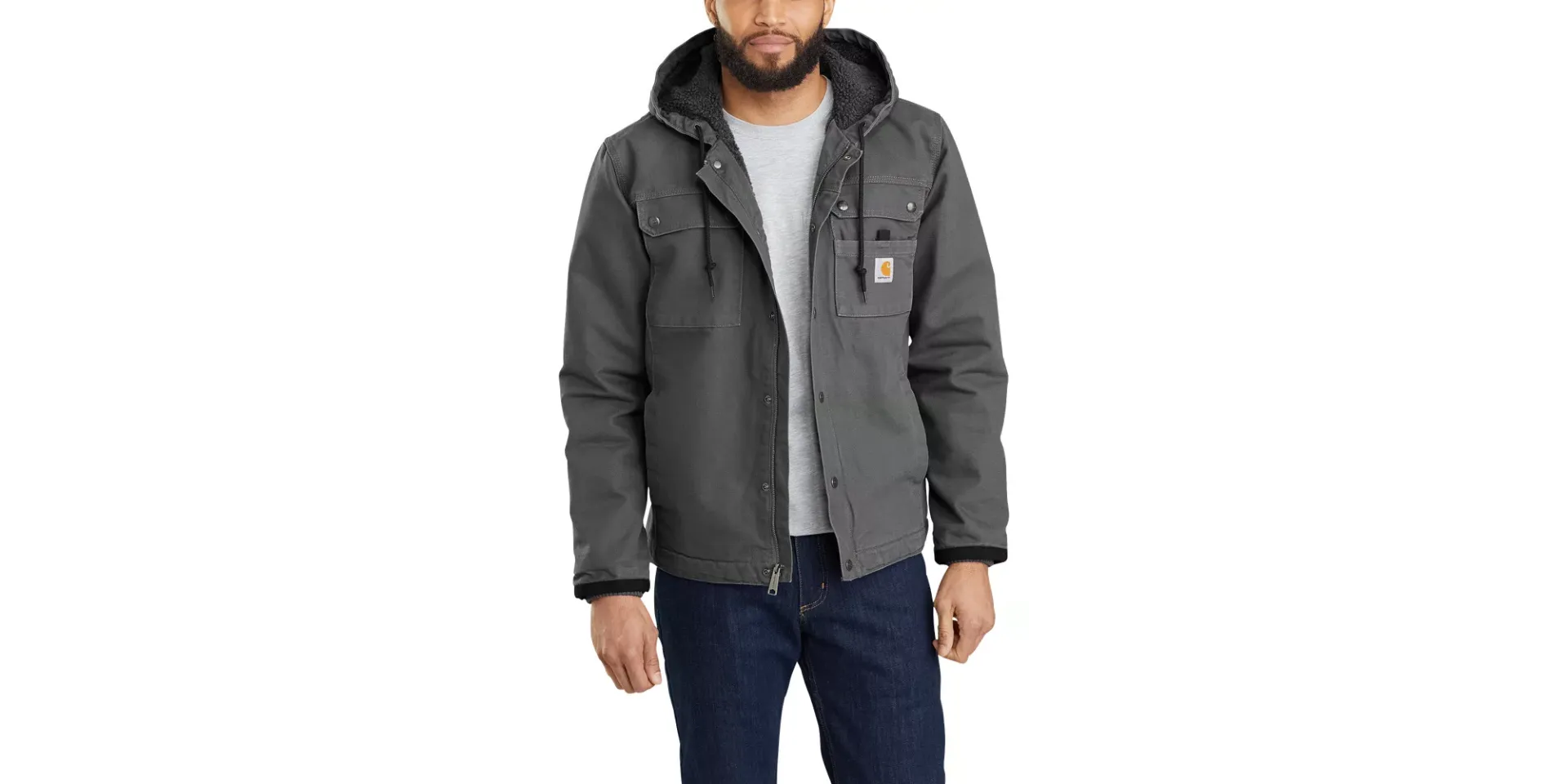 Carhartt Bartlett Jacket in Gravel