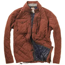 Chestnut Quilted Tanker Jacket by Relwen