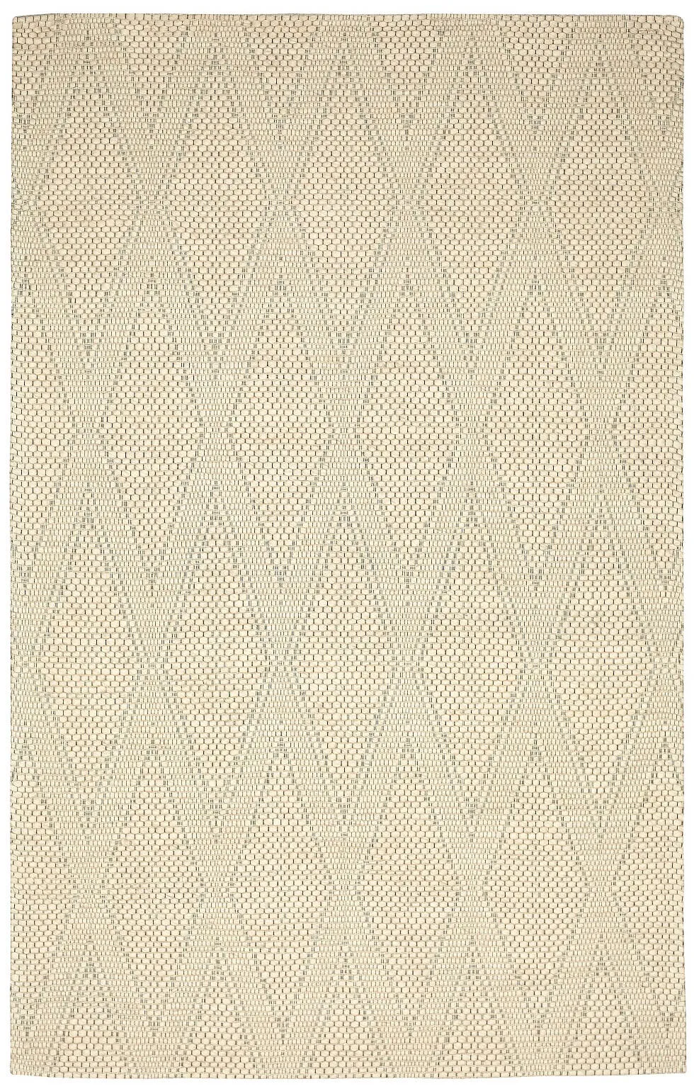 Chinook Handmade Wool Ivory Large Diamond Rug