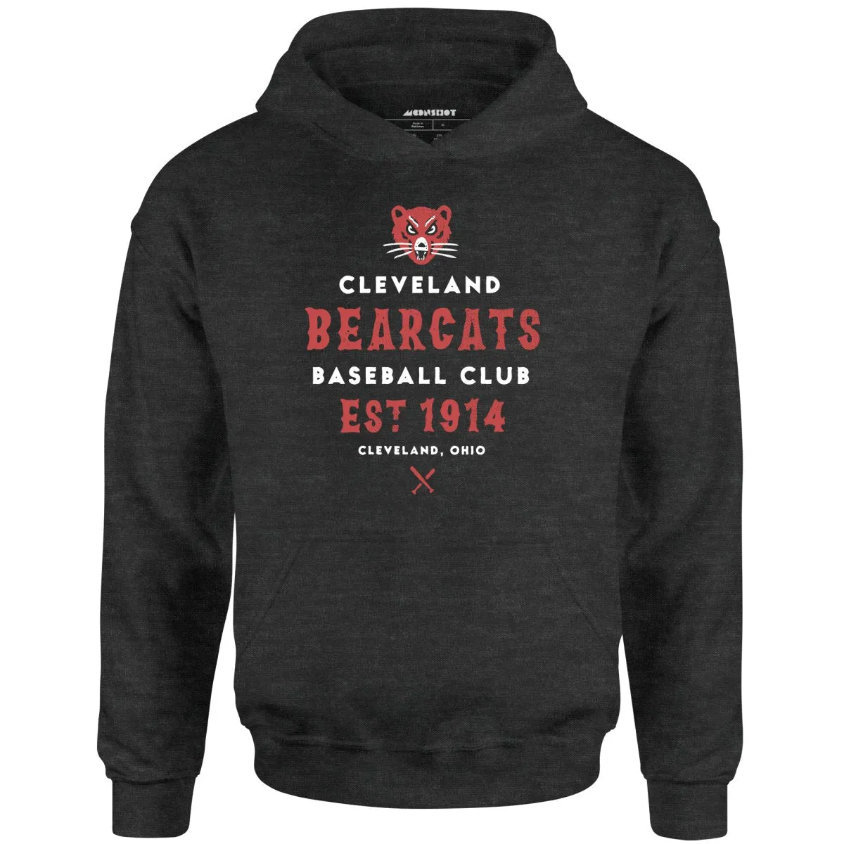 Cleveland Bearcats - Ohio - Vintage Defunct Baseball Teams - Unisex Hoodie