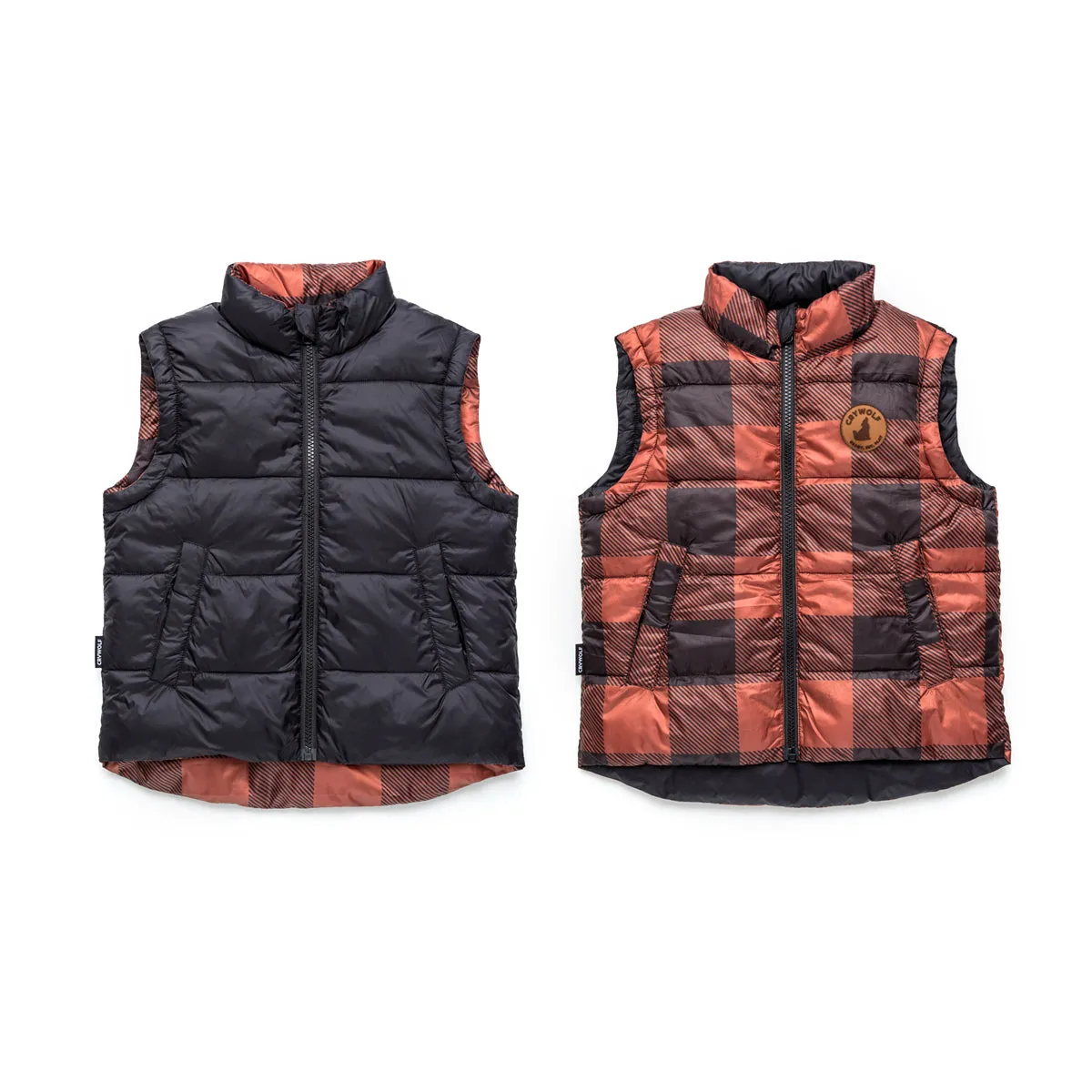 CRYWOLF Reversible Vest - Plaid