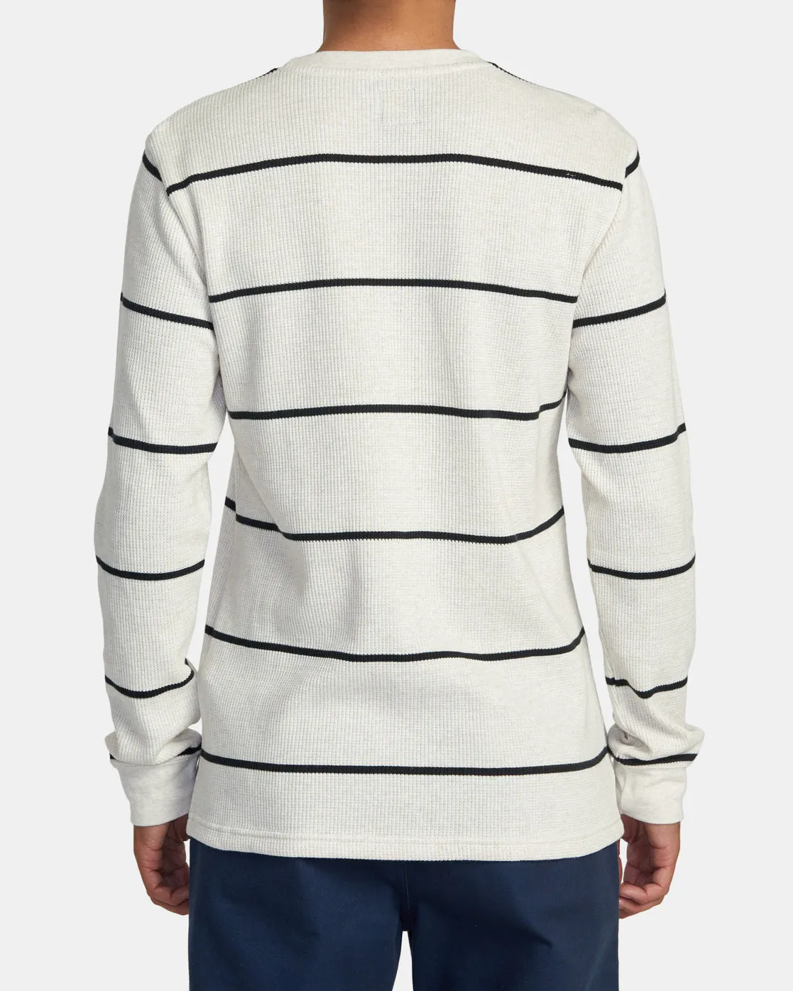 Day Shift Thermal Stripe Long Sleeve - Oatmeal