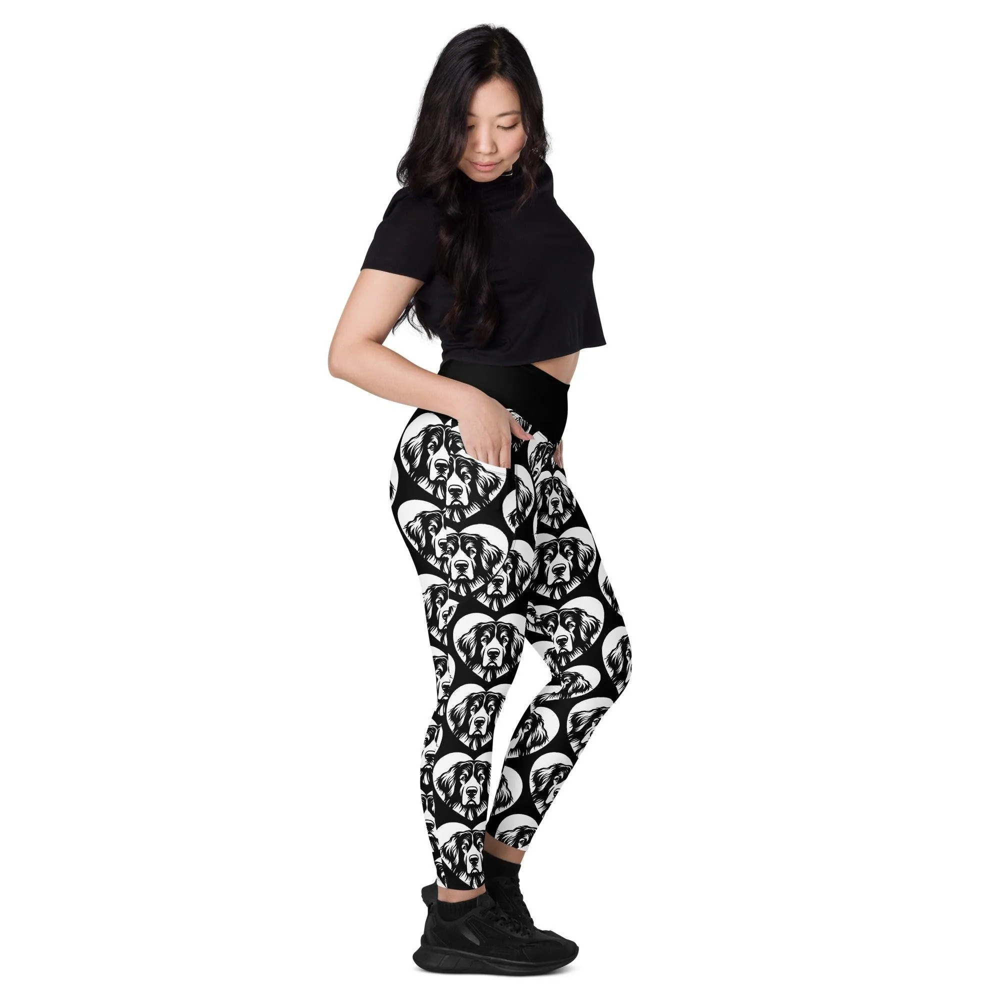 DOG BREED LEGGINGS with pockets - HOVAWART - HERTTAHOUND