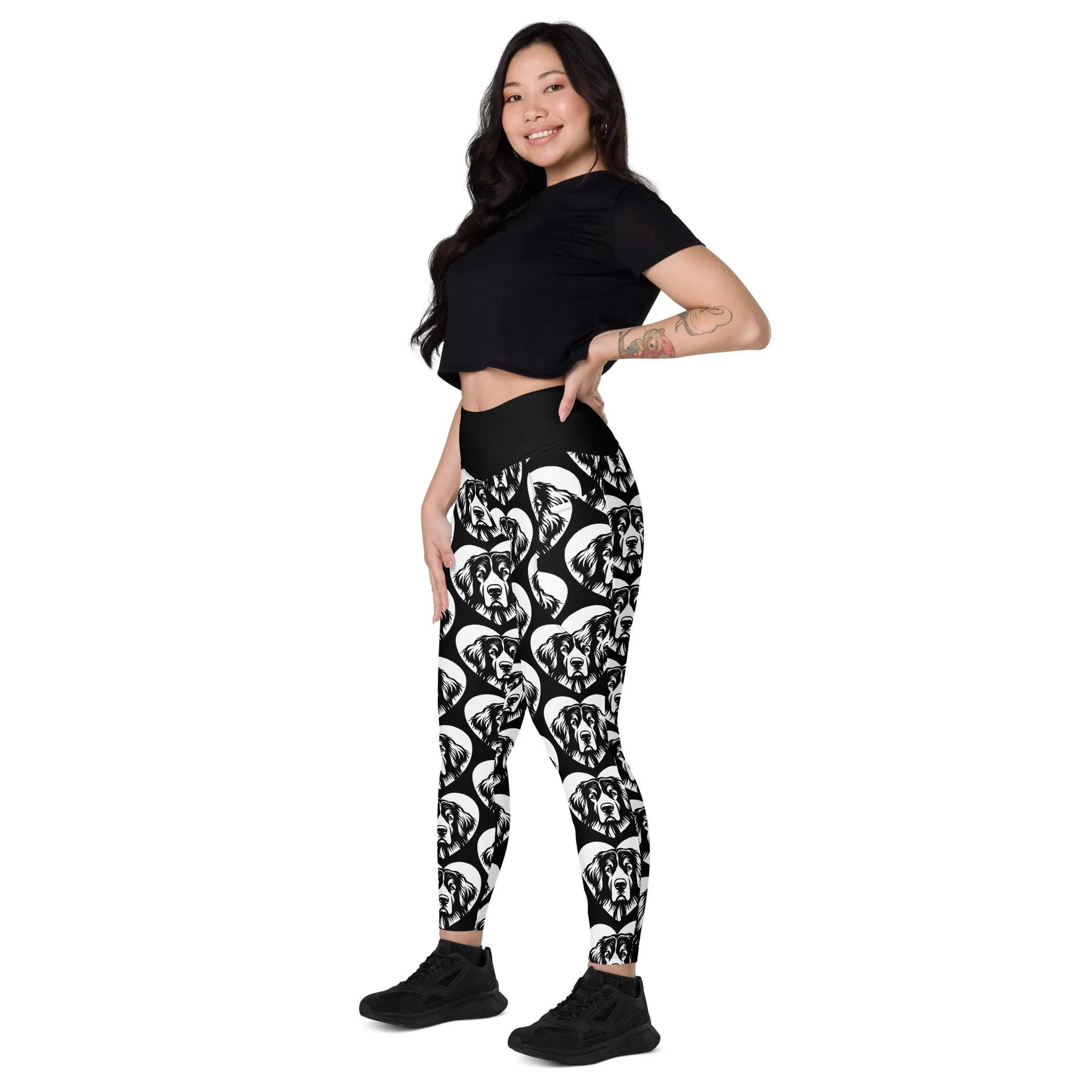 DOG BREED LEGGINGS with pockets - HOVAWART - HERTTAHOUND