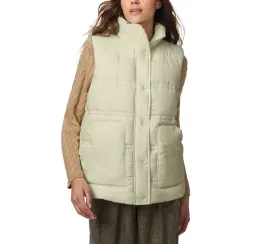 Double Stitch Puffer Vest Sage