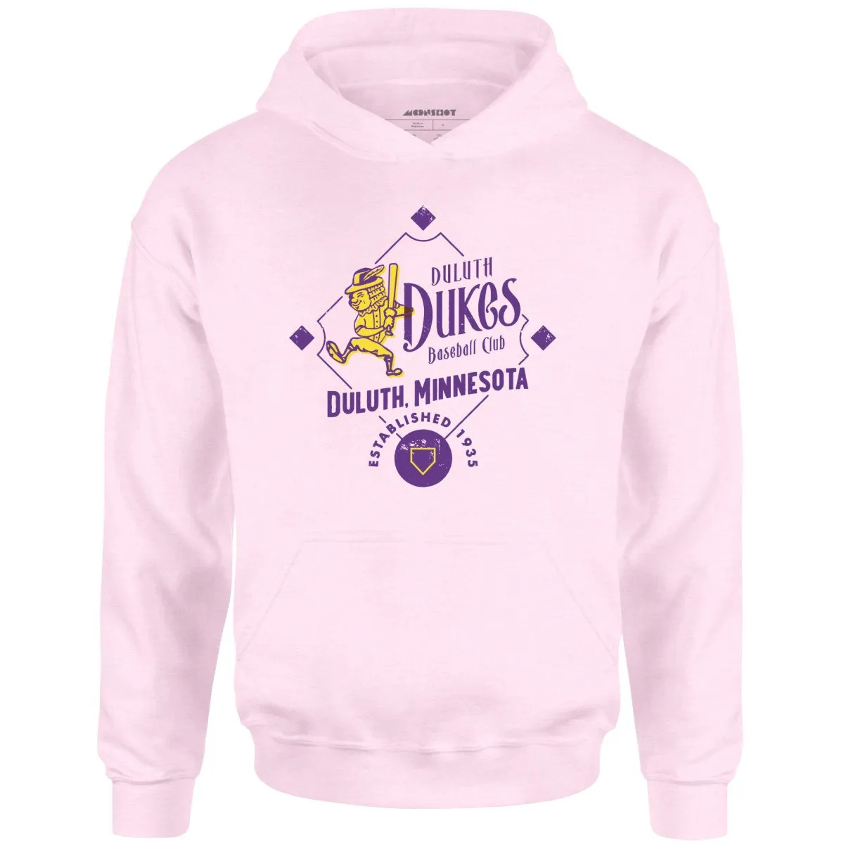 Duluth Dukes - Minnesota - Vintage Defunct Baseball Teams - Unisex Hoodie