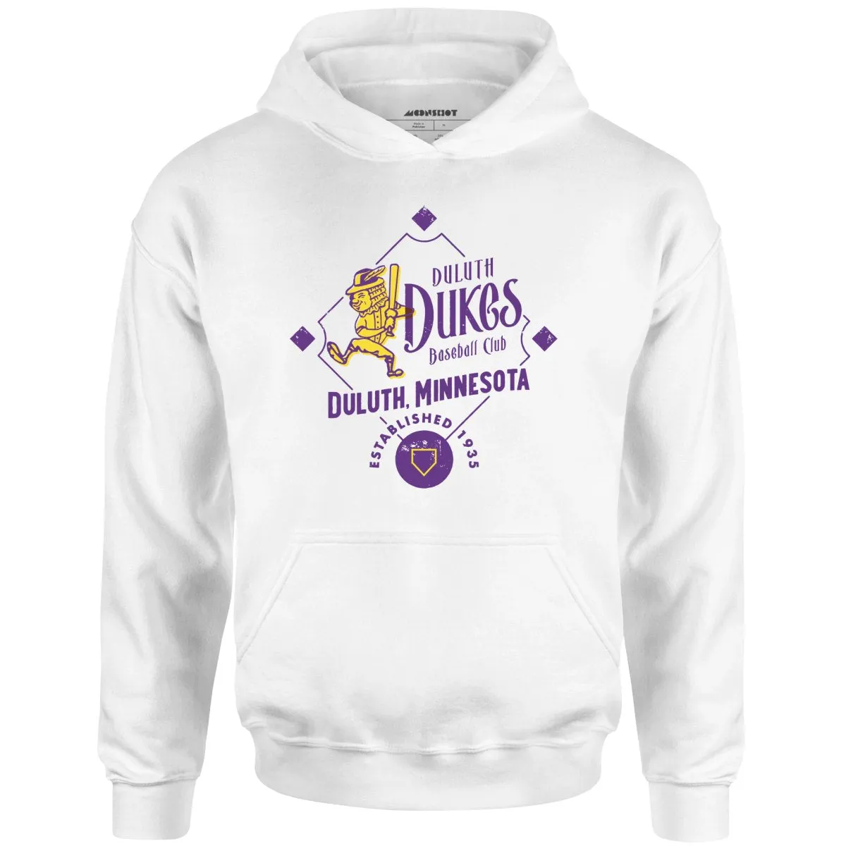 Duluth Dukes - Minnesota - Vintage Defunct Baseball Teams - Unisex Hoodie