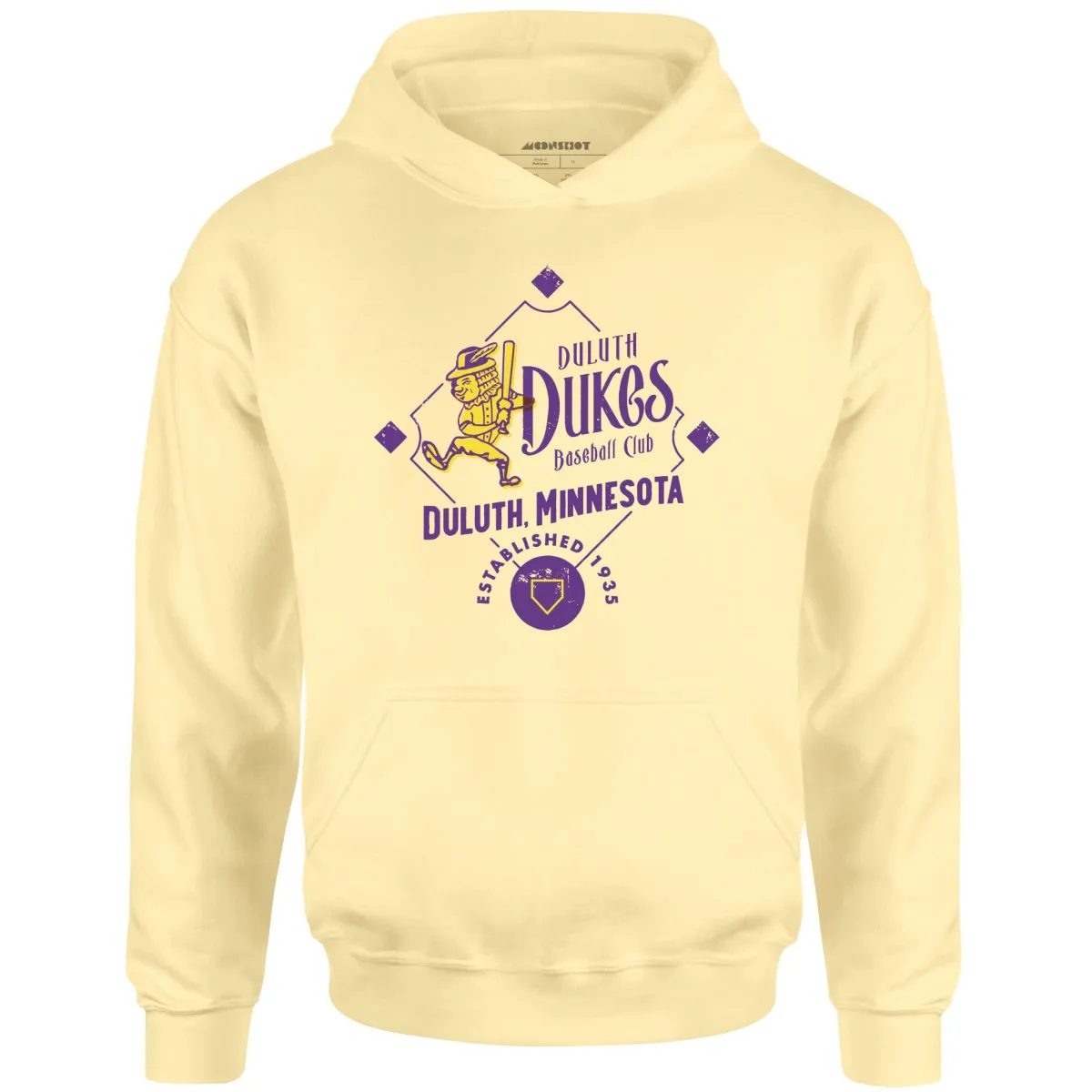 Duluth Dukes - Minnesota - Vintage Defunct Baseball Teams - Unisex Hoodie