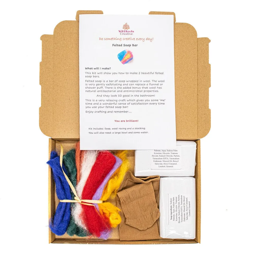 Felted Soap Craft Kit by Wild Roots