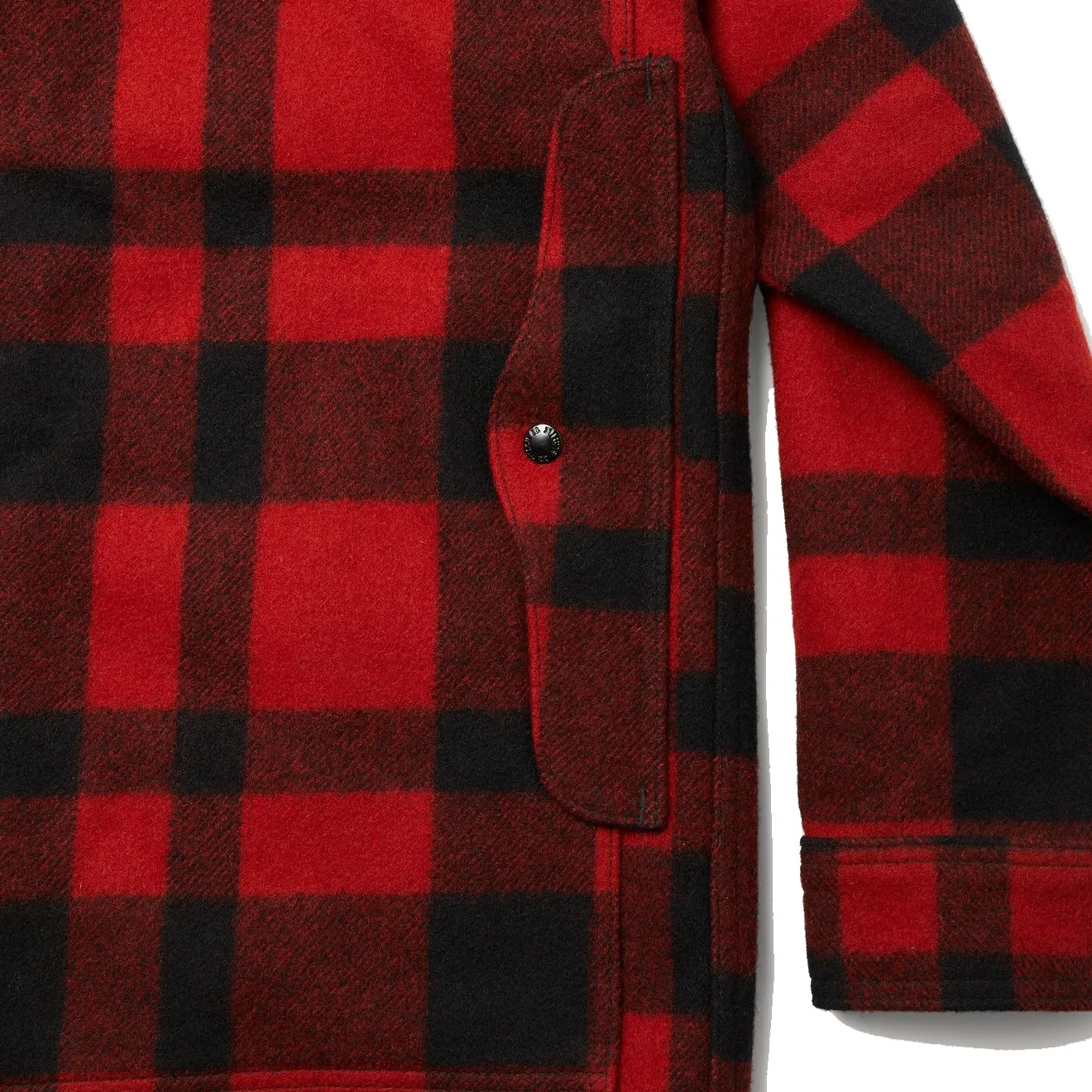 Filson Mackinaw Cruiser Jacket Red / Black Plaid