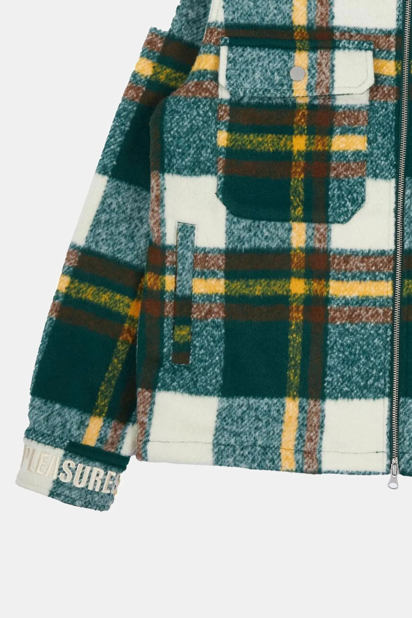 FOLKLORE PLAID WORK JACKET