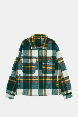 FOLKLORE PLAID WORK JACKET