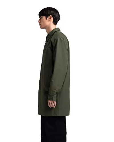 Herschel Mac Jacket Basquiat Now's the Time Dark Olive Men Polyester Small