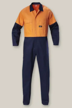 Hi-Vis 2TONE Cotton Drill Coverall - Y00270