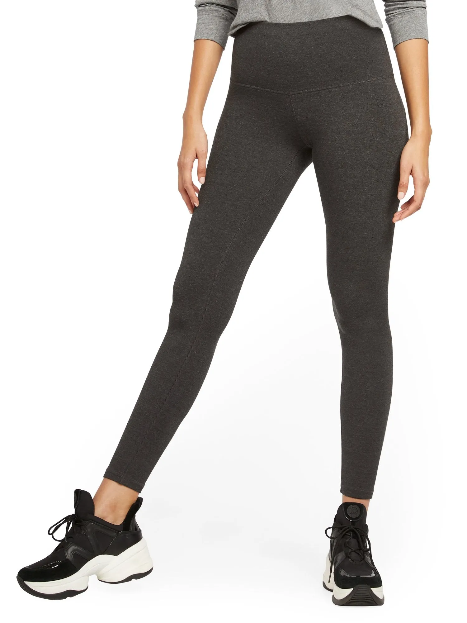 High-Waisted Grey Yoga Legging