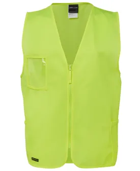 JB's Hi Vis Zip Safety Vest - 6HVSZ