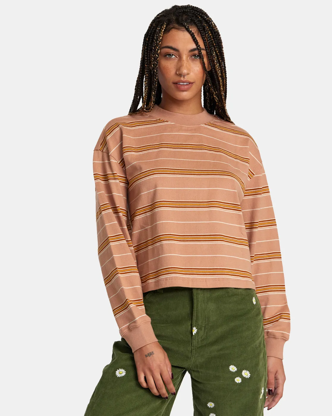 Kinney Long Sleeve Long Sleeve T-Shirt - Clay