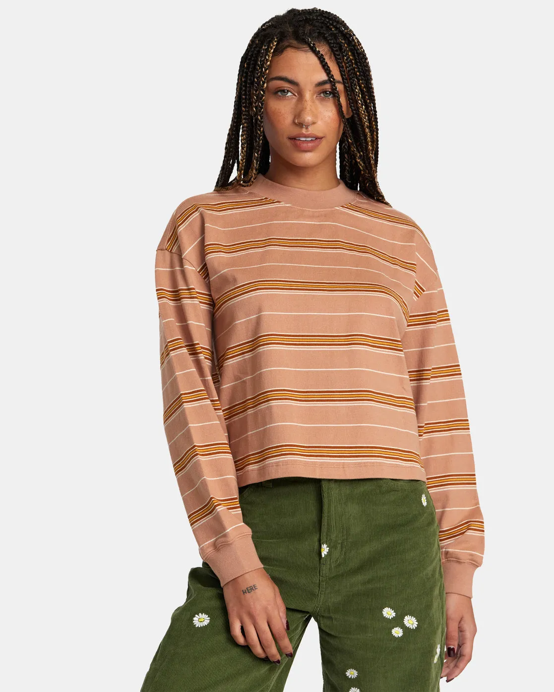 Kinney Long Sleeve Long Sleeve Tee - Clay