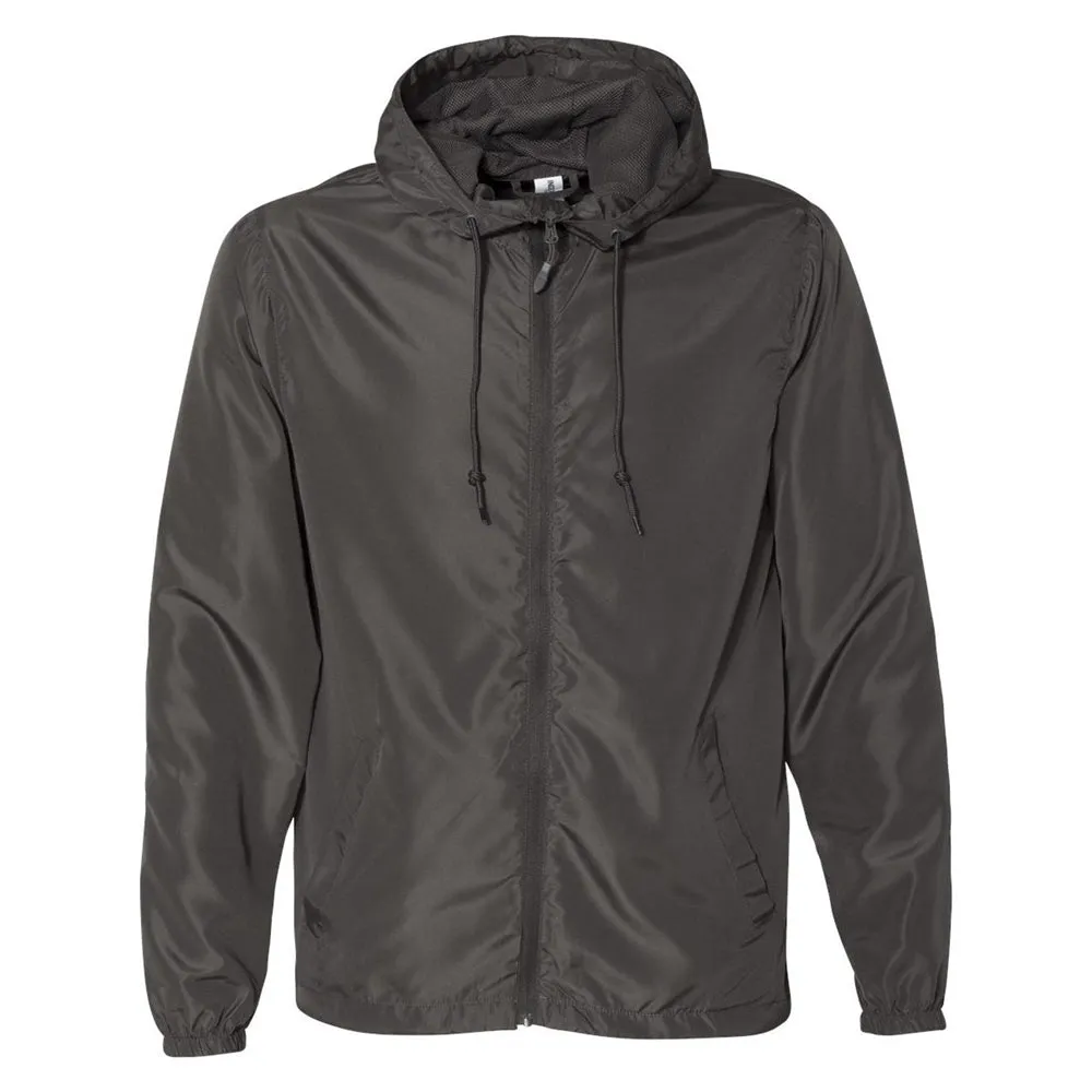 Lightweight Windbreaker Full-Zip Jacket