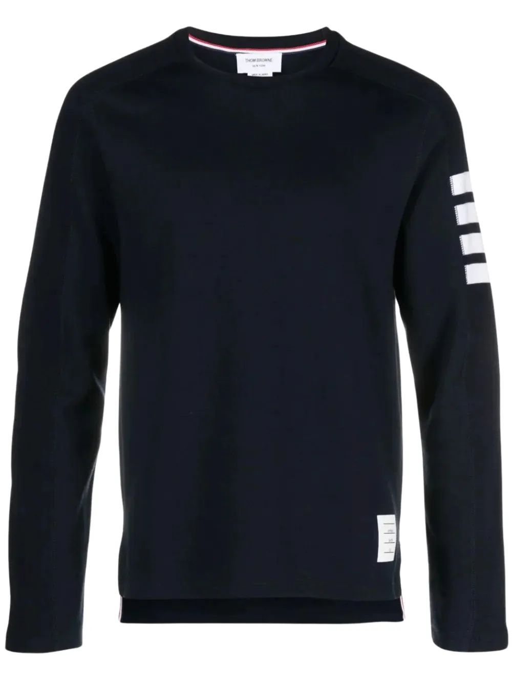 Long Sleeve Tee With 4 Bar Stripe