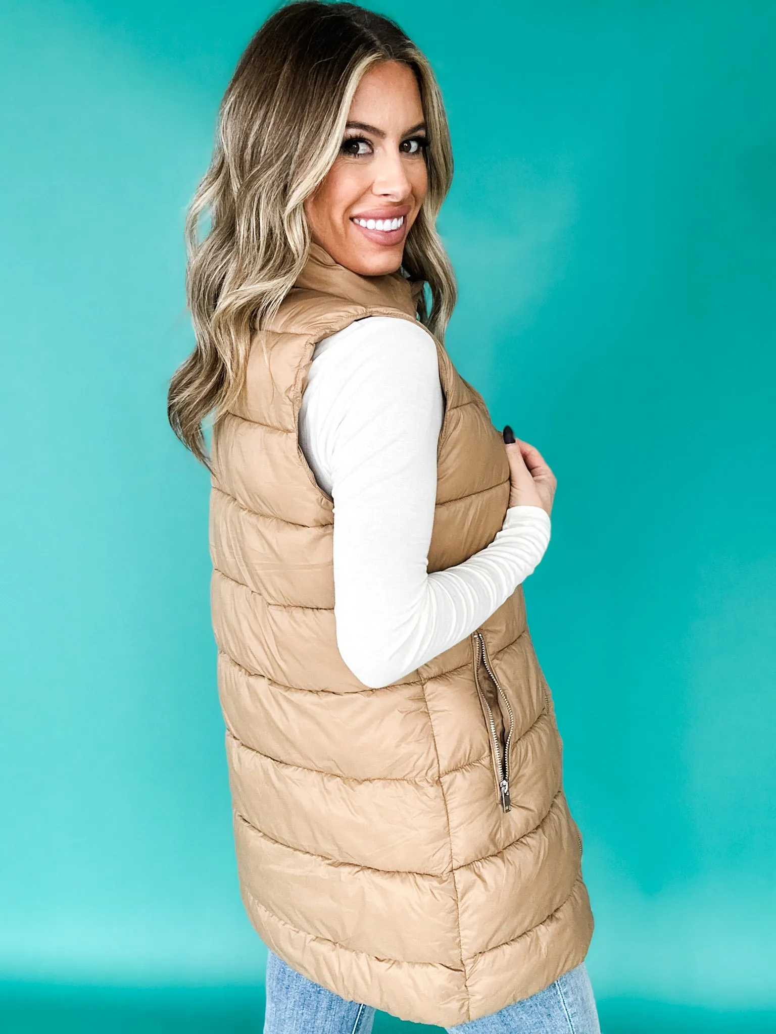 Long Story Puffer Vest