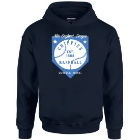 Lowell Chippies - Massachusetts - Vintage Defunct Baseball Teams - Unisex Hoodie