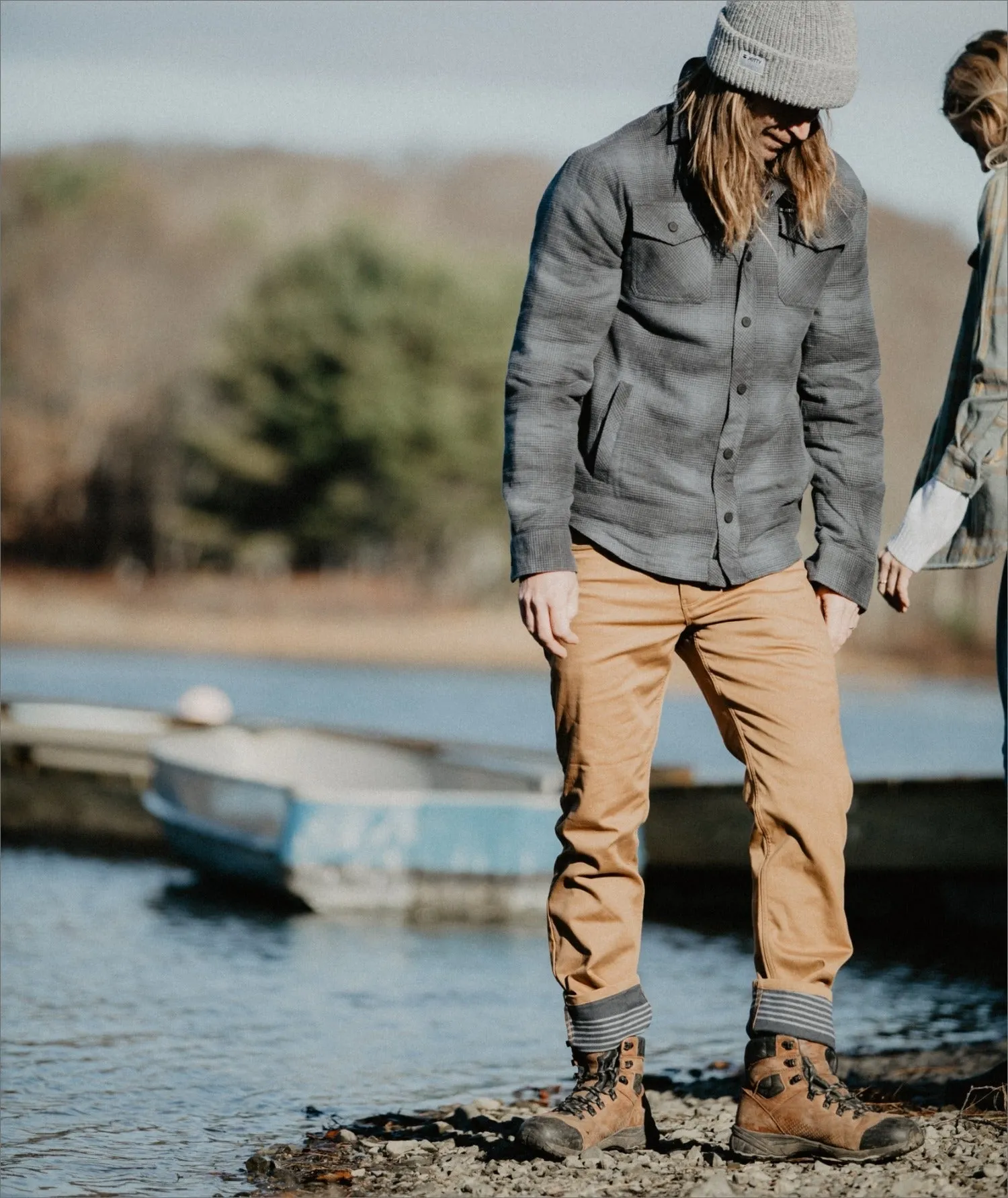 Mariner Flannel Lined Pant - Brown