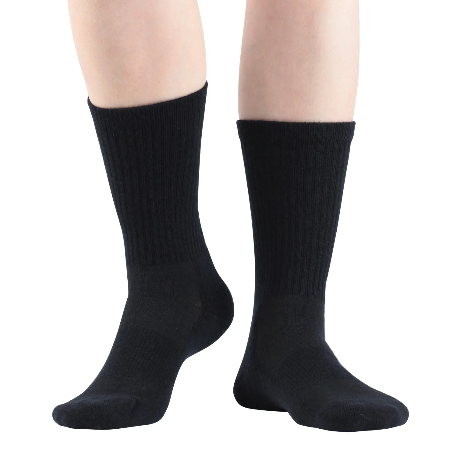 MD Merino Wool Thermal Winter Hiking Crew Socks Cushioned