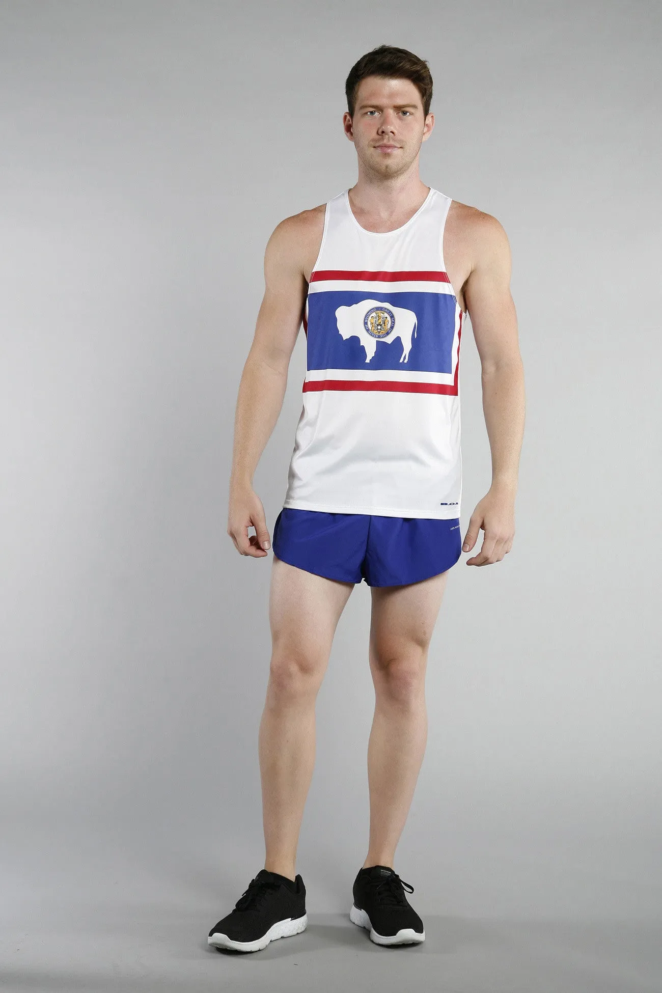 Men's Competitor Lite Printed Singlet [U-Z] - Wyoming