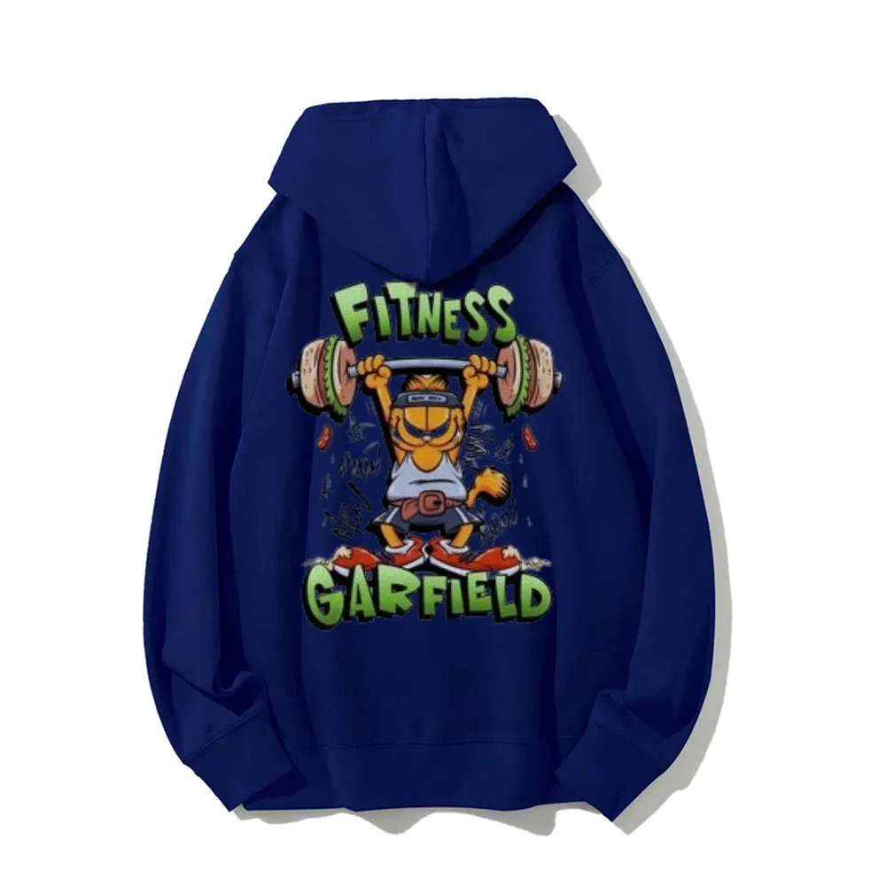 Mens FITNESS GARFIELD Graphic Hoodies