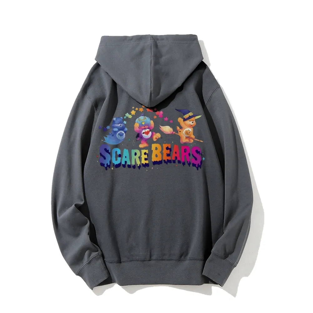 Mens Scare Bears Graphic Hoodies