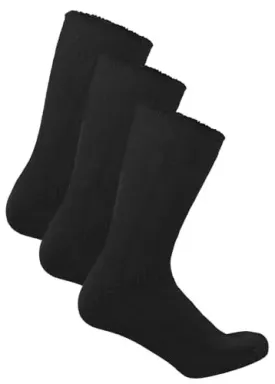 Mens Thermal Winter Socks 2.3Tog Pack of 3 Pairs Socks, Black/Assorted Thermal Socks, Warm Socks, Thick Socks, Insulated Socks 6-11 UK/EU 39-45