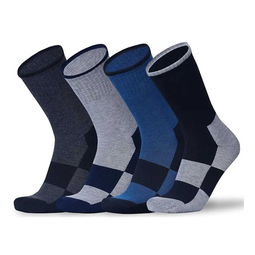 Men's Woolen Socks | Men's Thick & Warm Woolen Calf Length Socks (Colour & Design May Vary)