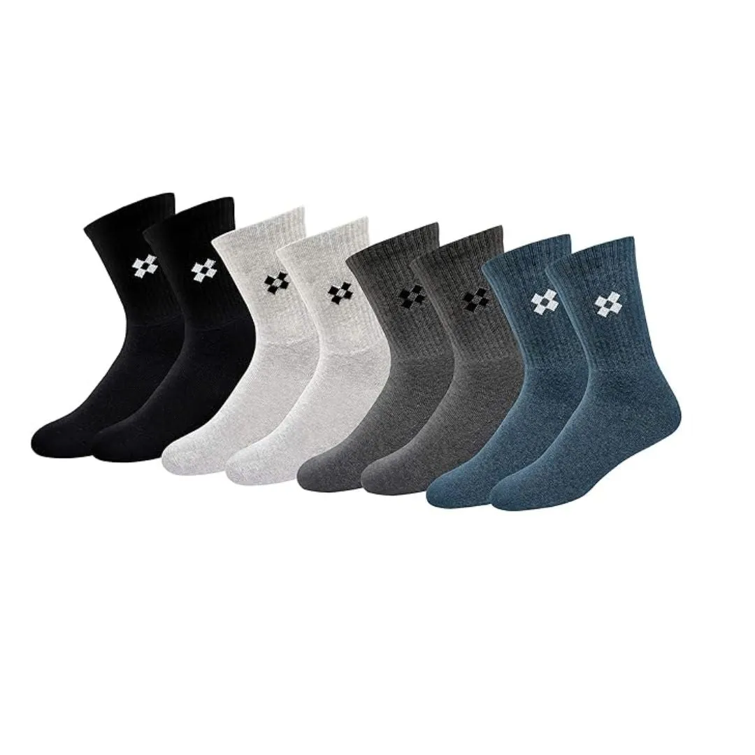 Men's Woolen Socks | Men's Thick & Warm Woolen Calf Length Socks (Colour & Design May Vary)