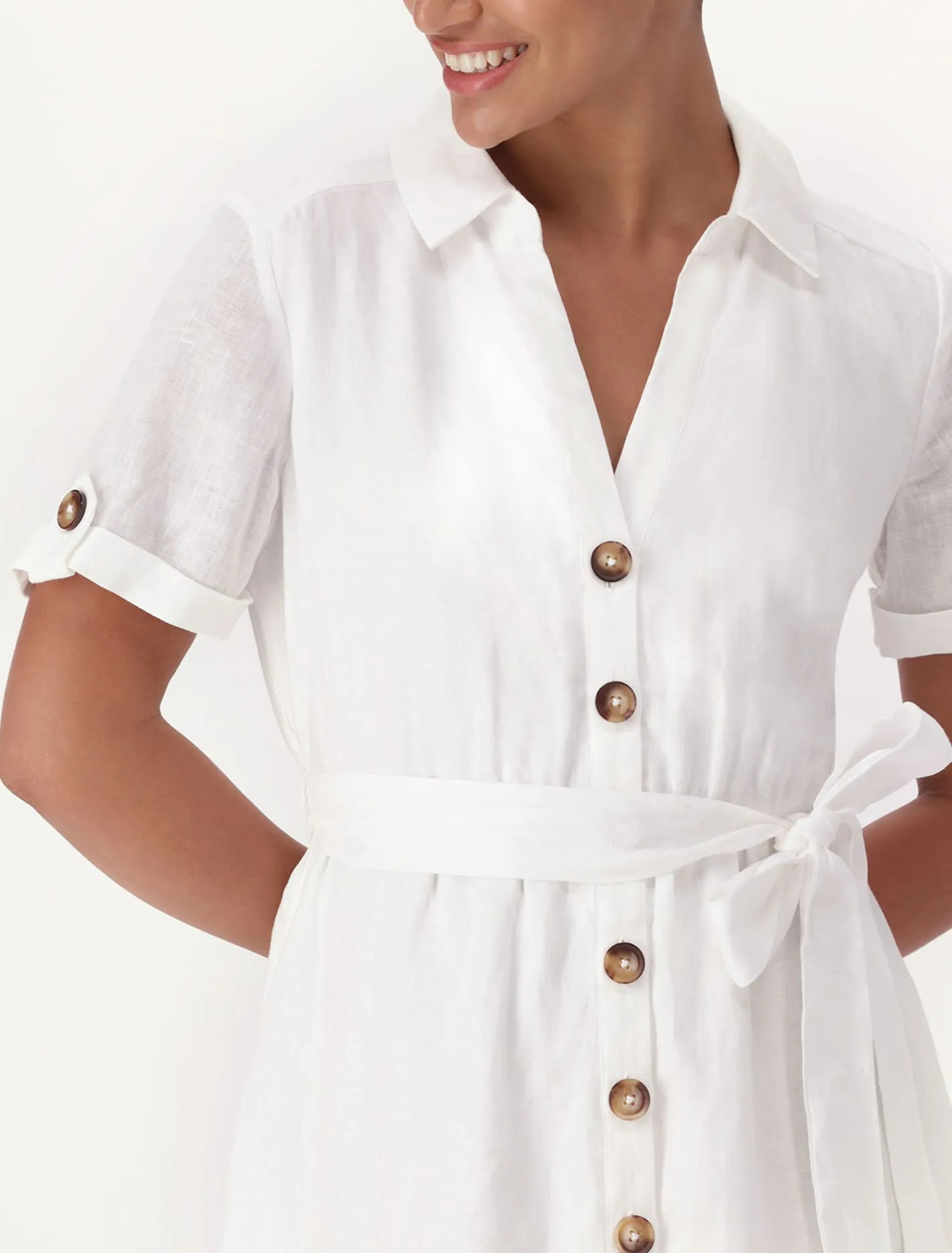 Milla Belted Shirt Dress