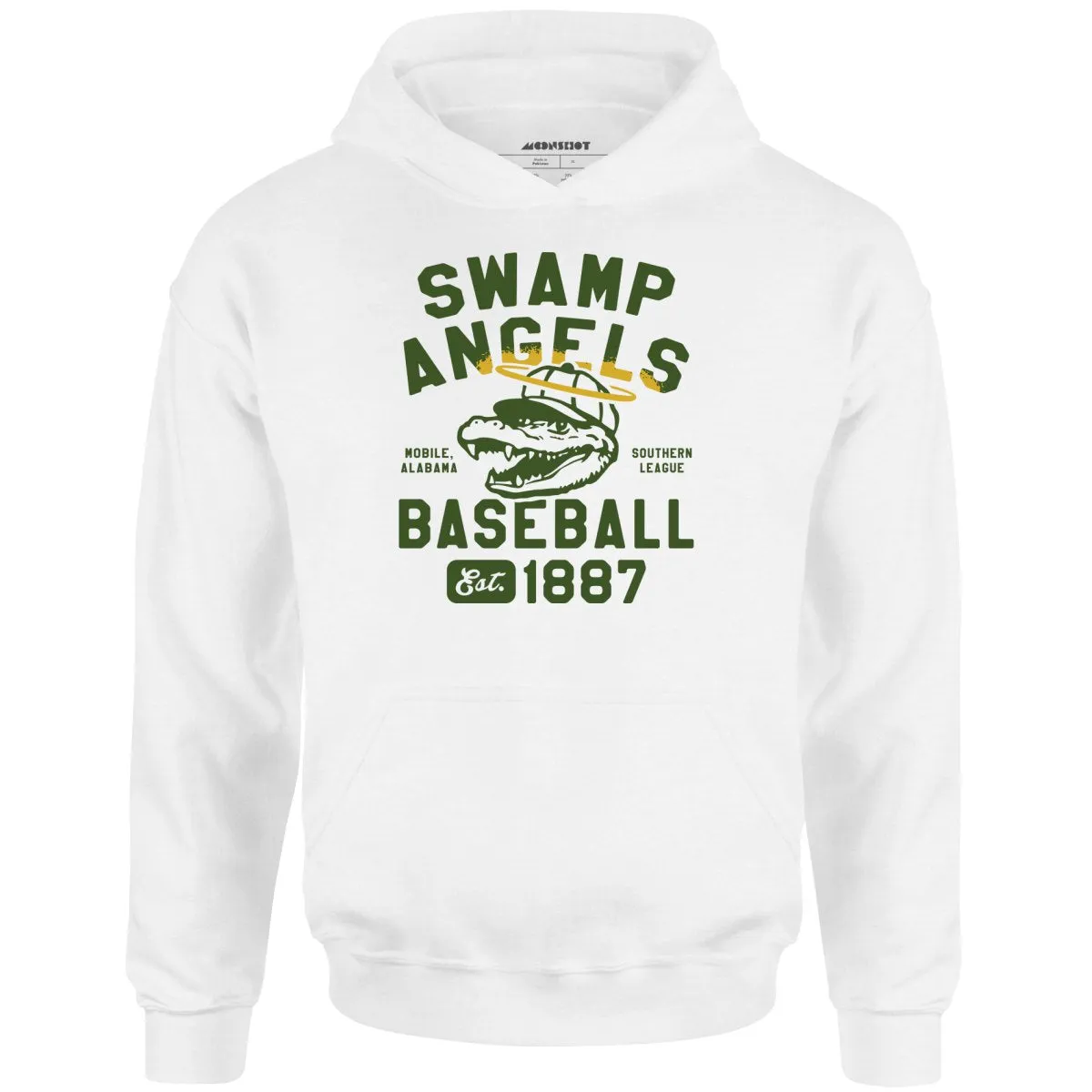 Mobile Swamp Angels - Alabama - Vintage Defunct Baseball Teams - Unisex Hoodie