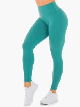 Motion High Waisted Leggings - Teal