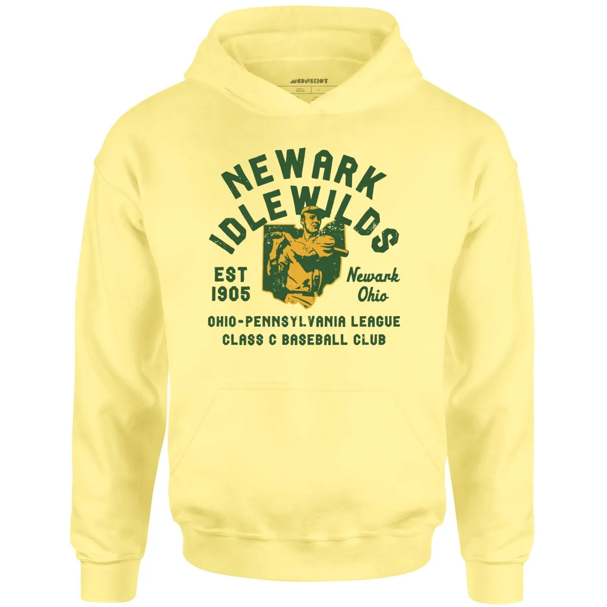 Newark Idlewilds - Ohio - Vintage Defunct Baseball Teams - Unisex Hoodie