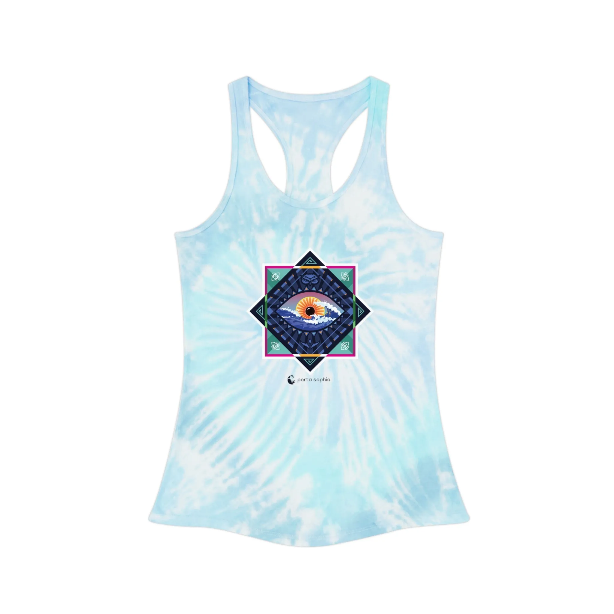 Ocean Eye - Tie Dye Racerback Tank