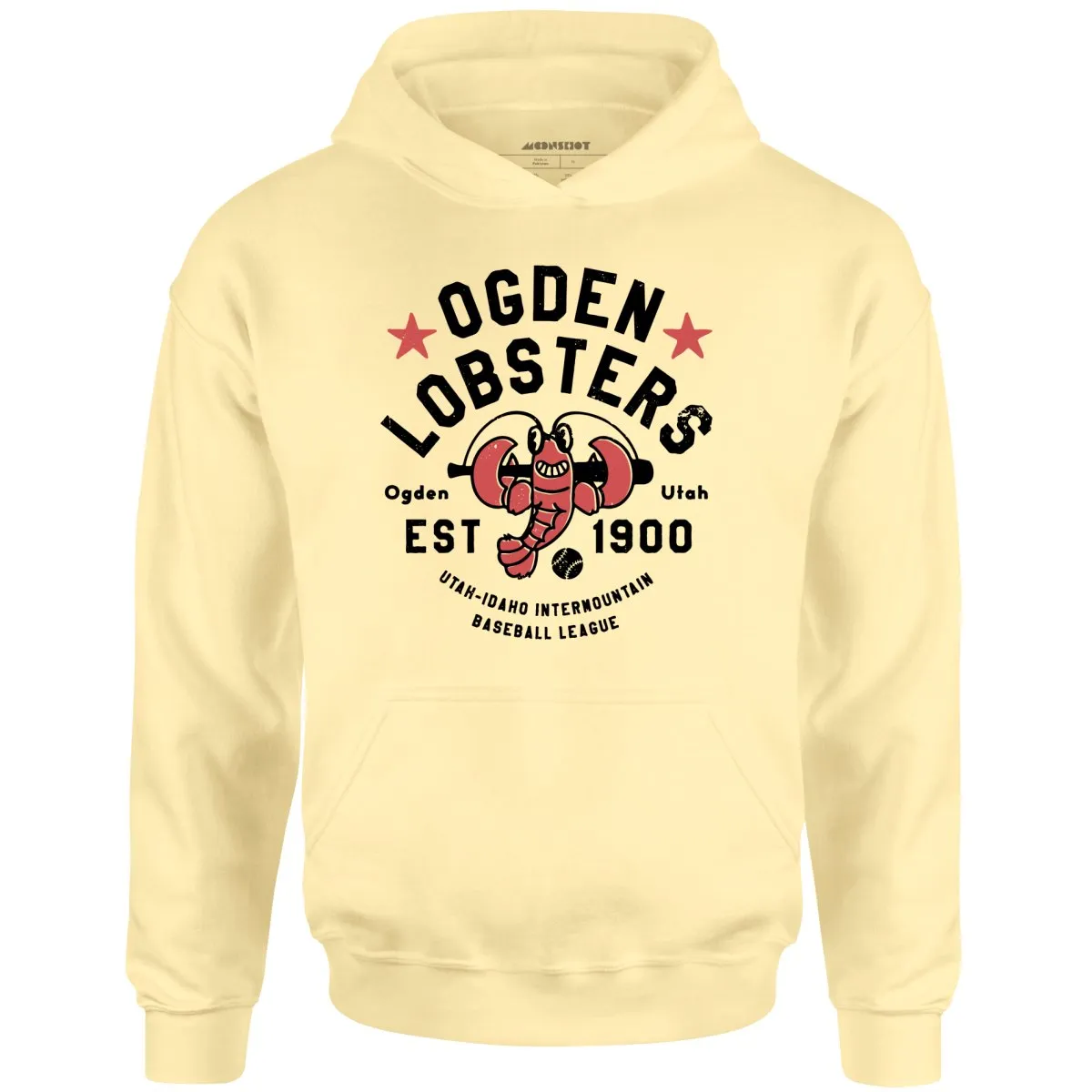 Ogden Lobsters - Utah - Vintage Defunct Baseball Teams - Unisex Hoodie