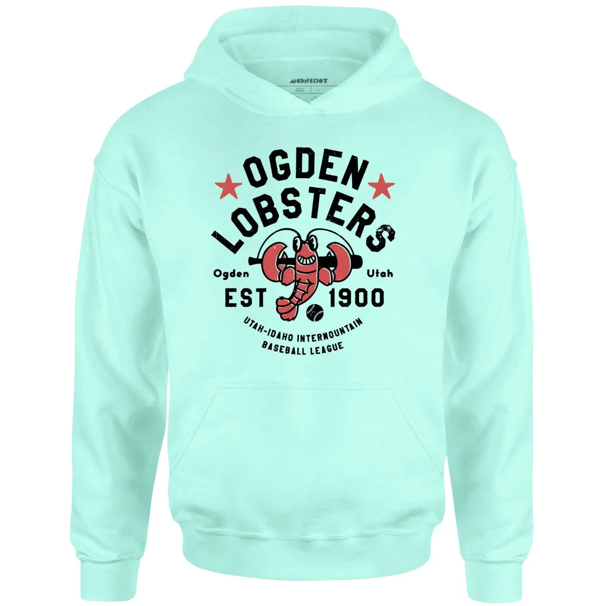 Ogden Lobsters - Utah - Vintage Defunct Baseball Teams - Unisex Hoodie