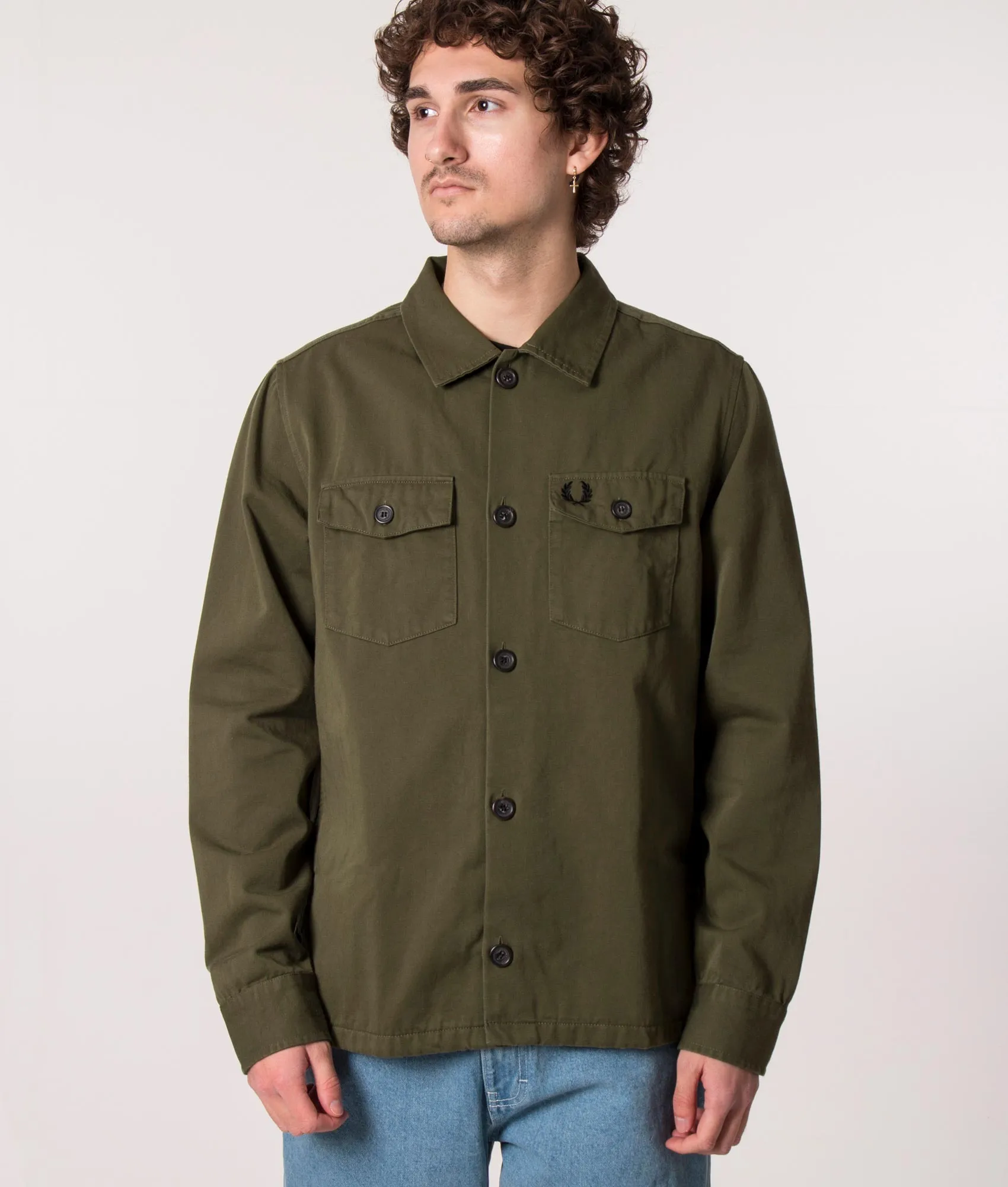 Oversized Twill Overshirt