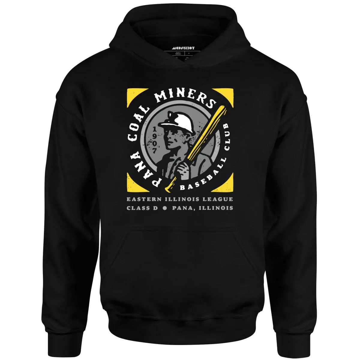 Pana Coal Miners - Illinois - Vintage Defunct Baseball Teams - Unisex Hoodie