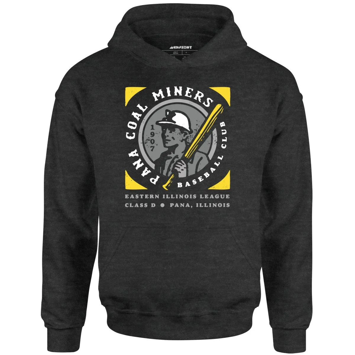 Pana Coal Miners - Illinois - Vintage Defunct Baseball Teams - Unisex Hoodie